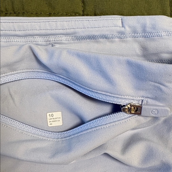 Women's Ice Blue Athletic Shorts - Picture 3 of 3